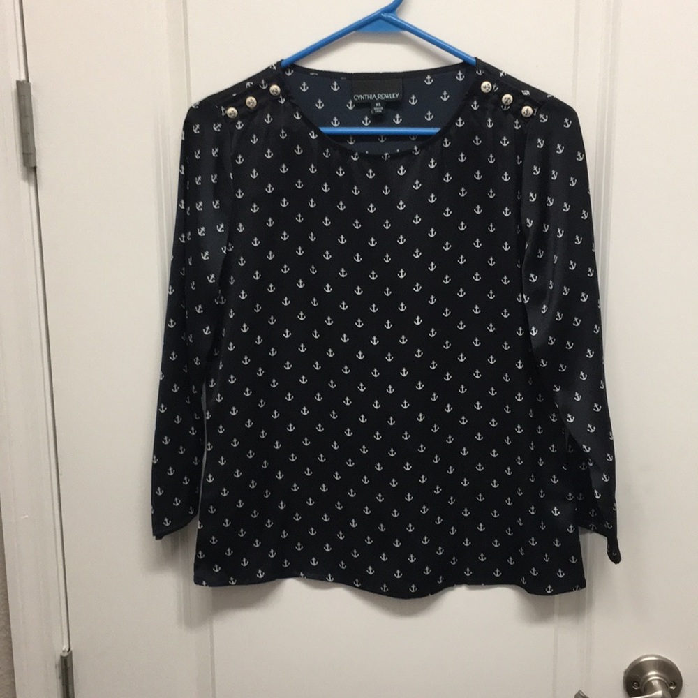 Cynthia rowley anchor top